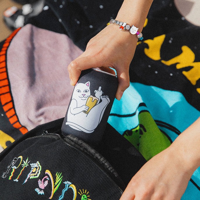 Чехол для напитка Ripndip Tippy Nerm Beer Koozie Black