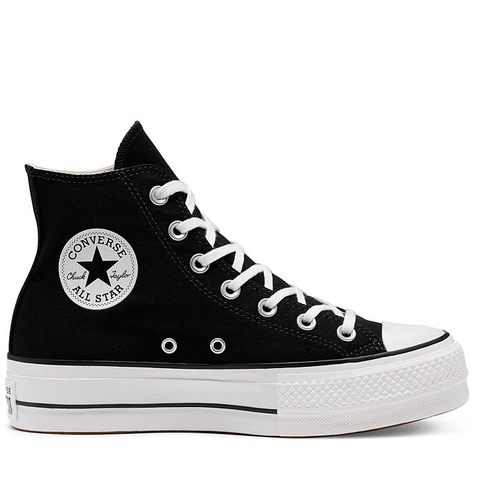 Кеды женские Converse Chuck Taylor All Star Platform Black/White/White