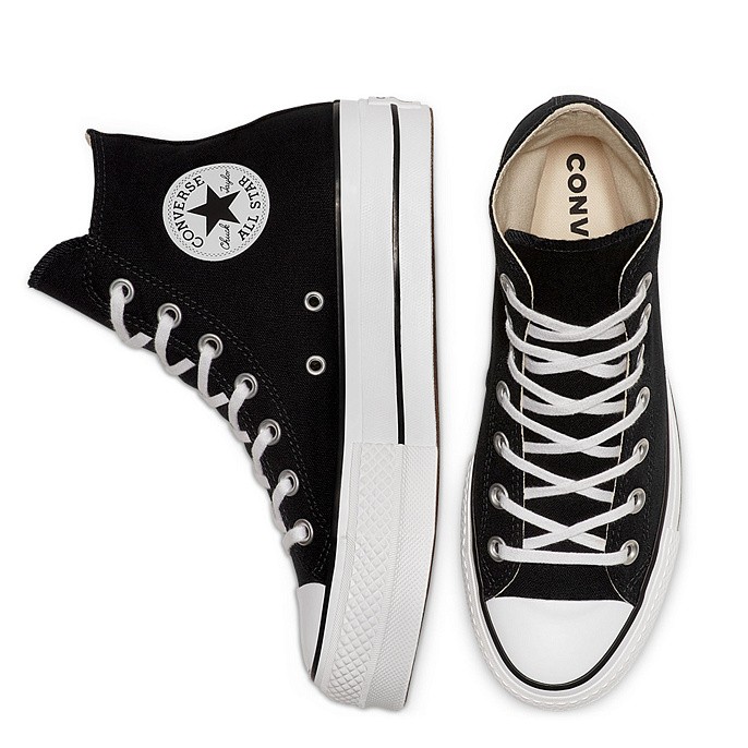 Кеды женские Converse Chuck Taylor All Star Platform Black/White/White