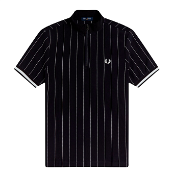 Рубашка поло мужская Fred Perry Fine Stripe Funnel Neck