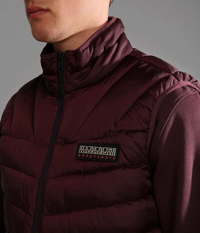 Жилет Napapijri Aerons Vest Jacket Bordeaux