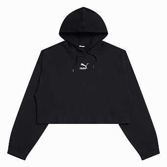 Толстовка женская Puma Classics Ribbed Women's Hoodie