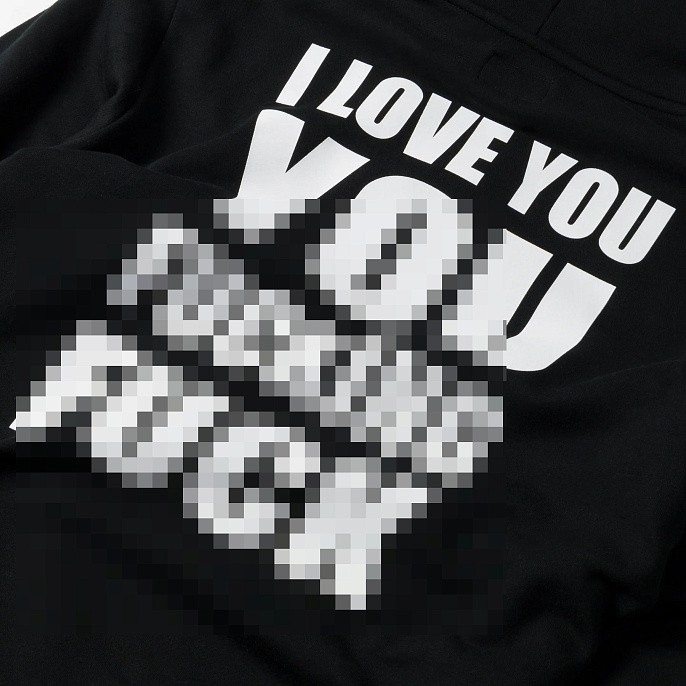 Толстовка RIPNDIP Ily F F Hoodie Black