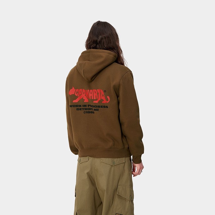 Толстовка Carhartt WIP Hooded Rocky Script Sweat