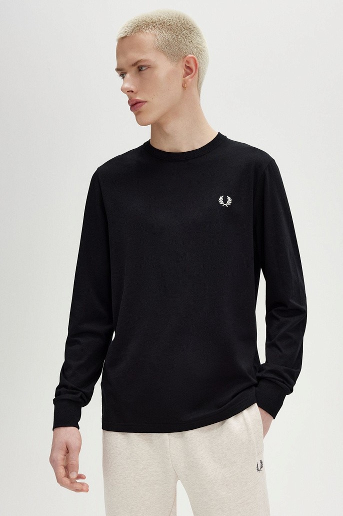 Лонгслив Fred Perry Long Sleeve Crew Neck T-Shirt