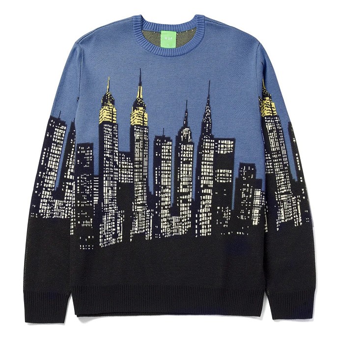 Свитер HUF Skyline Crew Sweater