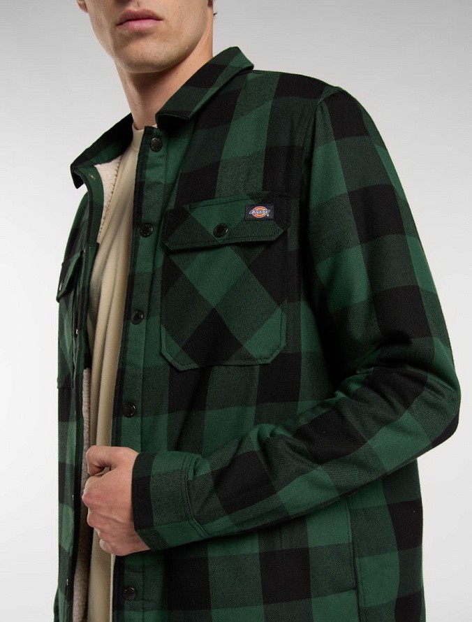 Куртка-рубашка Dickies Lined Sacramento Shirt Pine Needle Green