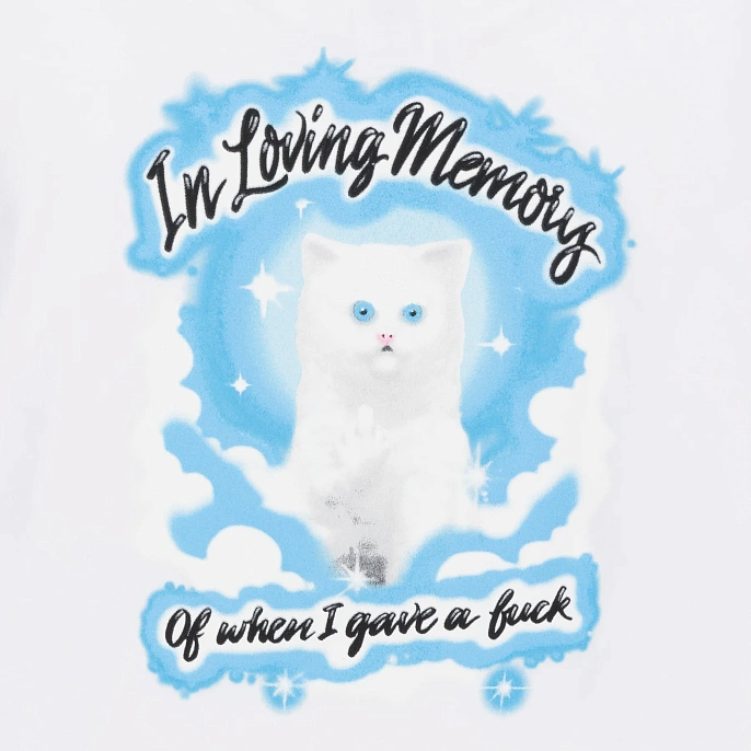 Лонгслив женский RIPNDIP In Loving Memory Cropped Long Sleeve White