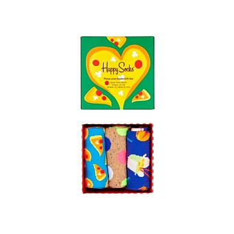 Набор носков Happy Socks Pizza Love Socks Gift Set 3-Pack