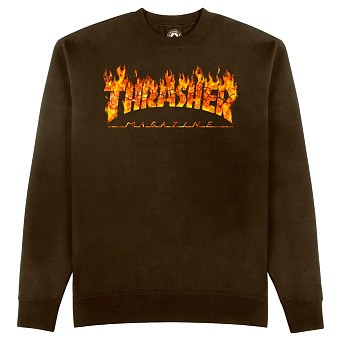 Толстовка Thrasher Inferno Dark Chocolate