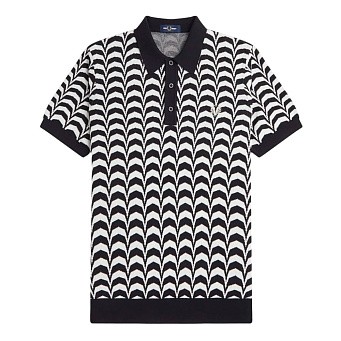 Рубашка поло мужская Fred Perry Jacquard Knitted Shirt