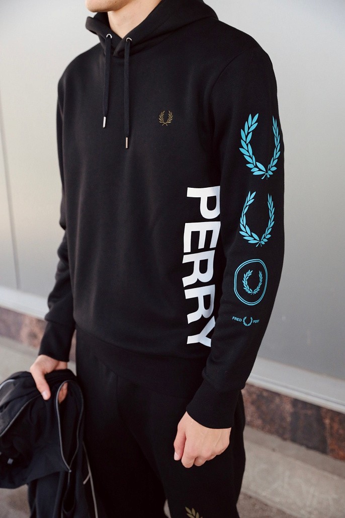 Толстовка Fred Perry Graphic Branding Hooded Sweats