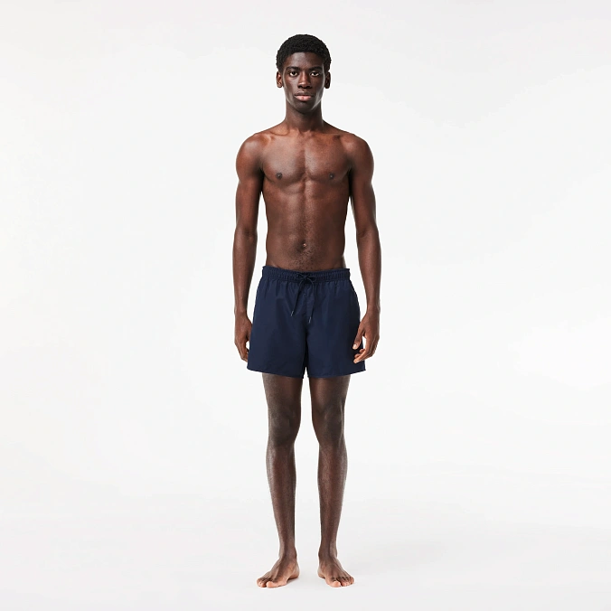 Шорты Lacoste Lightweight Monochrome Swim Trunks Navy Blue/Green