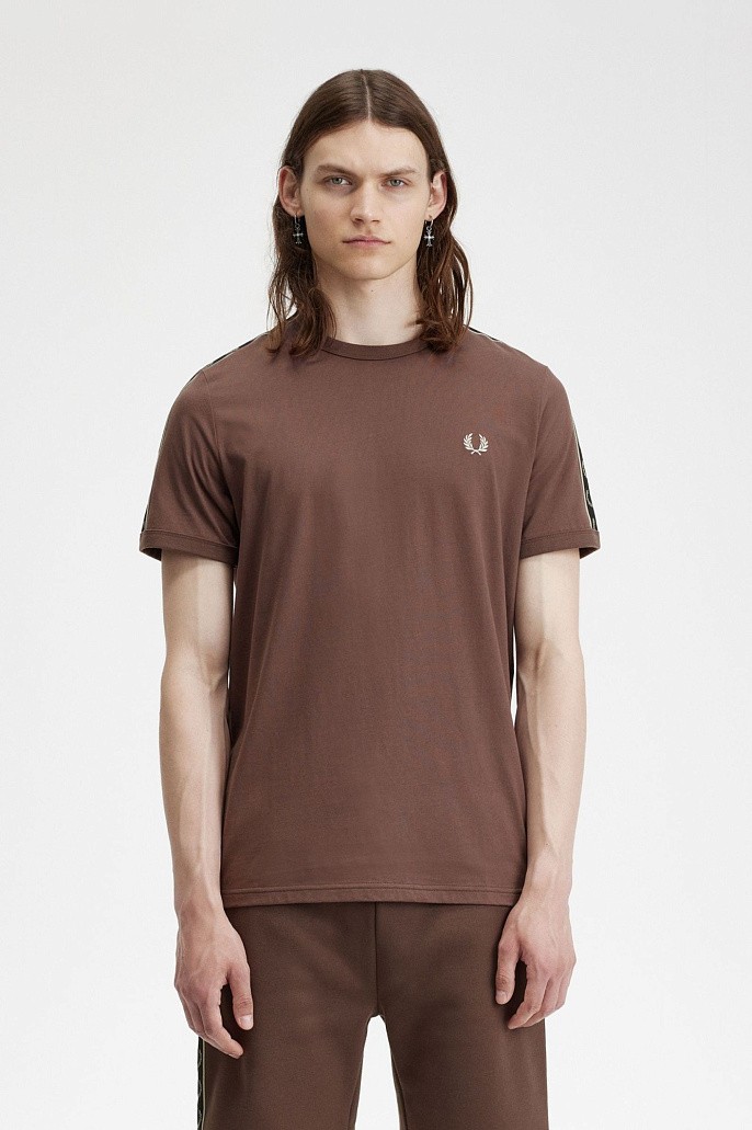 Футболка Fred Perry Contrast Tape Ringer T-Shirt